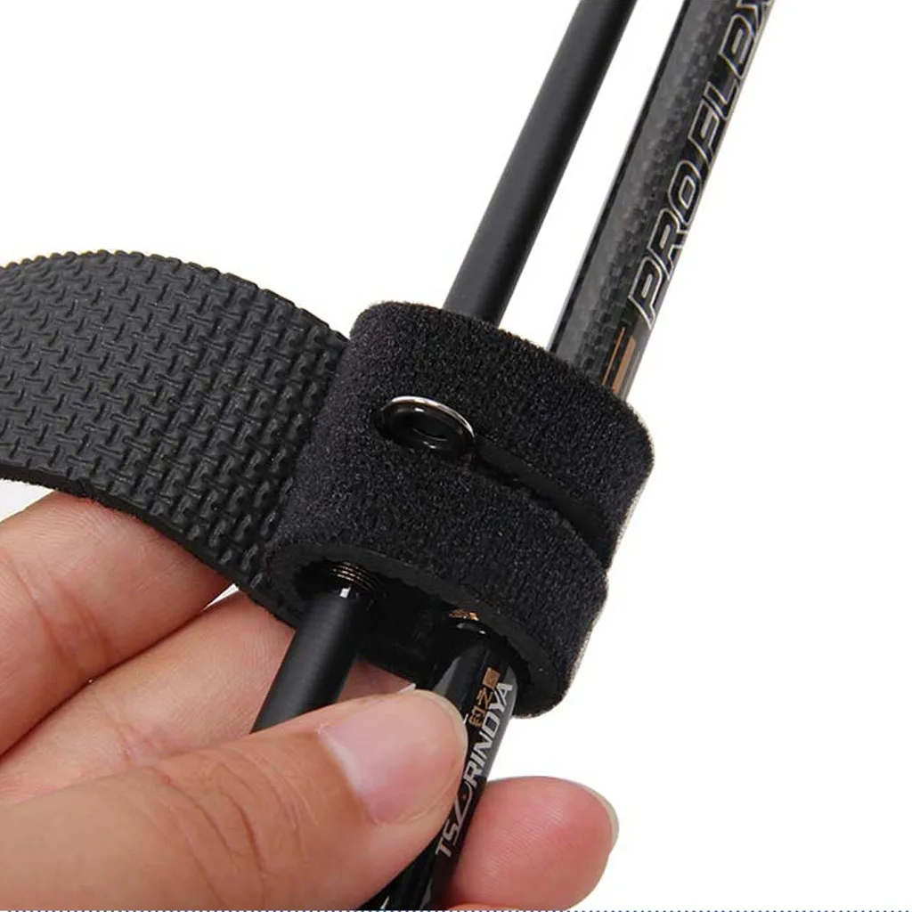1 Piece Fishing Rod Ties Belt Strap Band Fastener Fishing Rod Wrap Suit for All Size Fish Pole Fishing Accessories