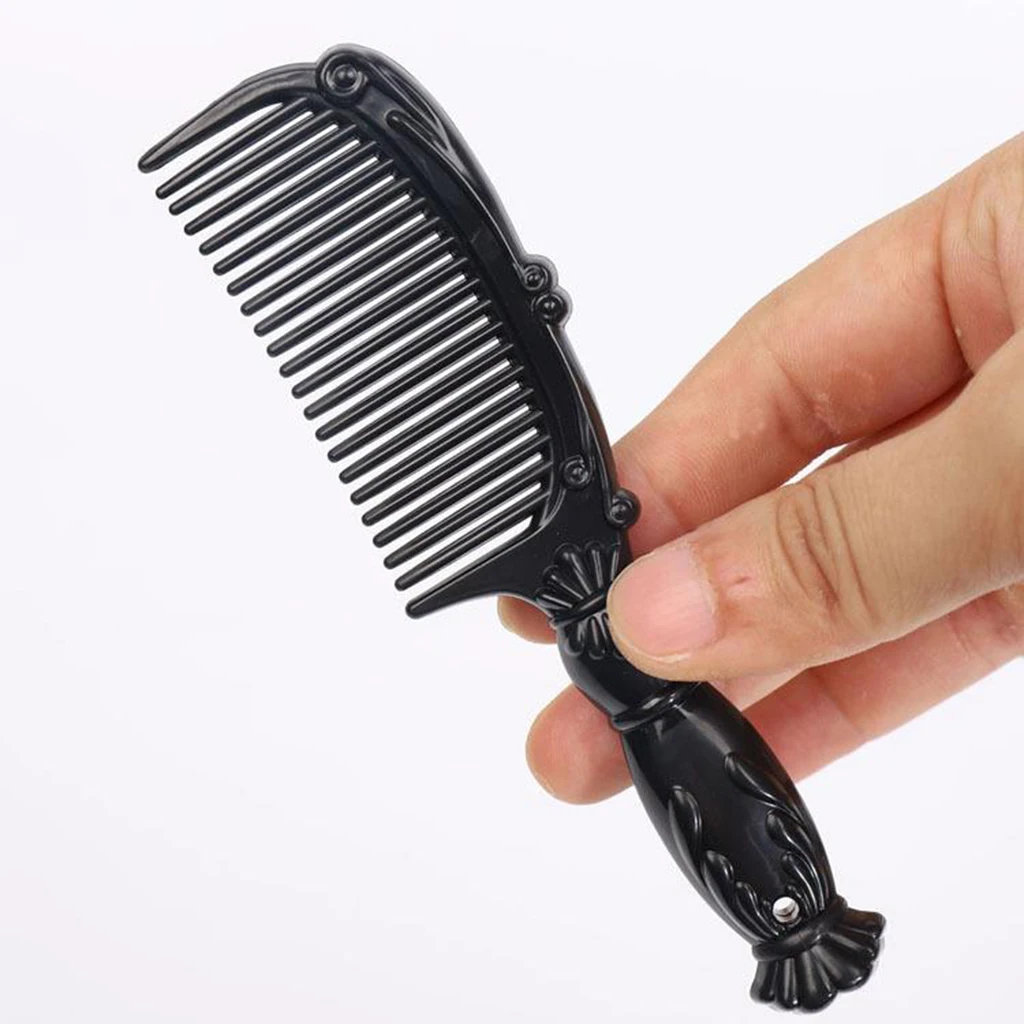 Hand Held Mirror Comb Set, Vintage Hand Mirror Decorative Vanity Mirror Comb Set Hair Styling Tools Gifts