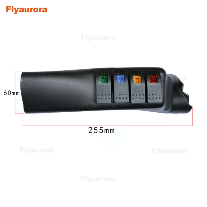 Столб 4 переключатель панели Pod Flyauror для Jeep Wrangler JK JKU Unlimited Rubicon Sahara внедорожный