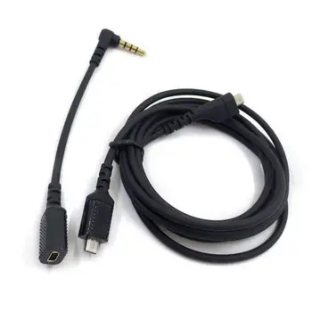 

Replacement Sound Card Extension Cords Audio- Cables For Steel-Series Arctis 3/5/7 Pro Gaming Headphone