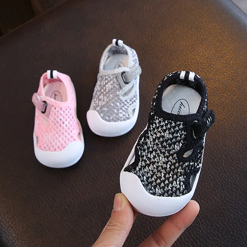 Baby Girls Boys Casual Shoes Summer Infant Toddler Shoes  Non-Slip Breathable High Quality Kids Anti-collision Shoes