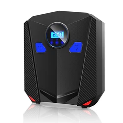 Compresseur d'air Portable avec éclairage numérique, pompe gonflable pour voiture, moto, vélo, DC 12V, 150psi 