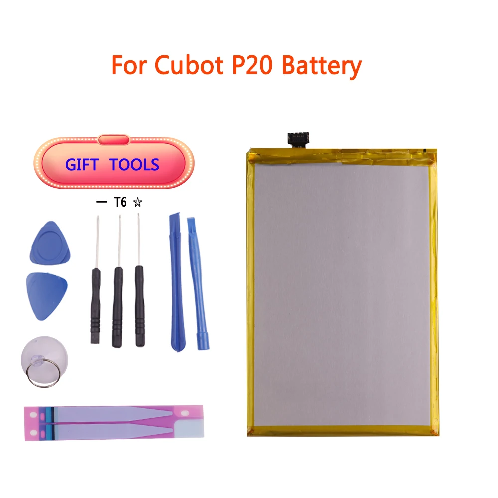 

For Cubot X18 Plus Battery 4000mAh High Capacity Replacement Backup Battery For Cubot P20 Battery Phone free Tools