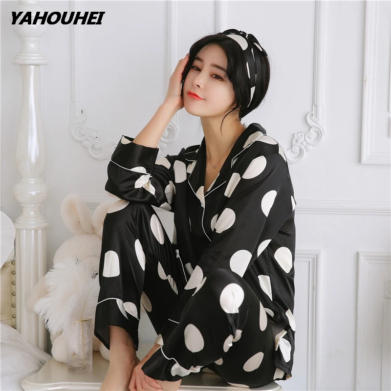 

Pajamas Sets Brand Full Length Pants + Sleeve Tops Two Pieces women's Pajama Sets Winter Sleepwear Pijamas Sets With Waistbands
