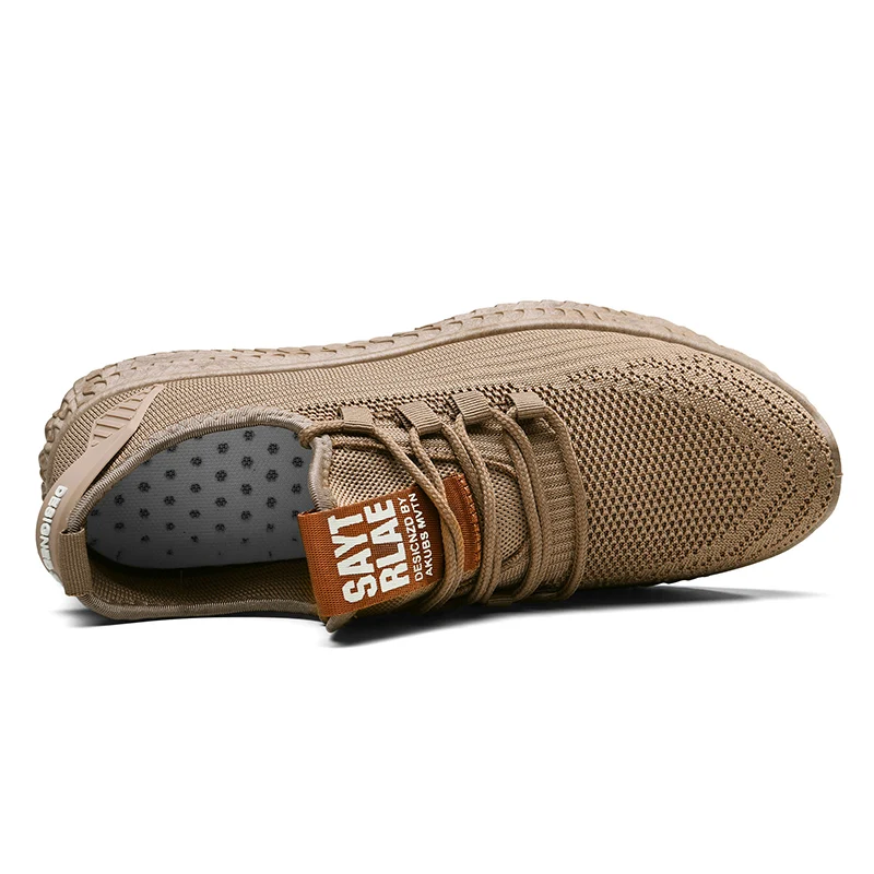 New Men Shoes Lightweight Comfortable Breathable Walking Sneakers Men Casual Shoes Lace-Up Shoes Tenis Feminino Zapatos