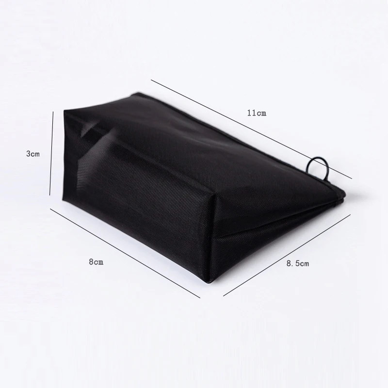 BEAU-3Pcs/набор, черная сетка, прозрачная косметичка, чехол для макияжа, для путешествий