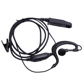 

Portable Professional Walkie Talkie Accessories Noise Cancelling Audio Waterproof Earphone MIC PTT G Shaped For Baofeng UV-9R