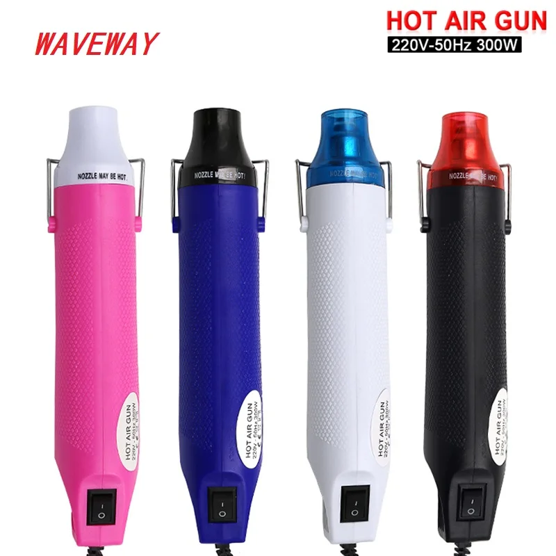 

waveway 220V DIY Using Heat Gun Electric Power tool hot air 300W Temperature Gun with Supporting Seat Shrink Plastic DIY Tool