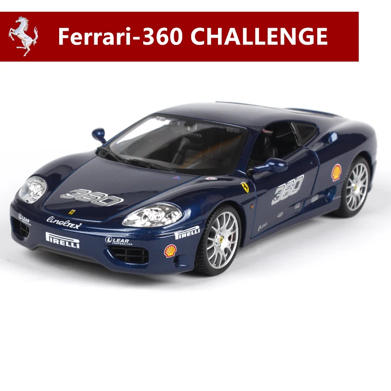 Bburago 1:24 Ferrari F12 Car Model Die-casting Metal Model Children Toy Boyfriend Gift Simulated Alloy Car Collection - Цвет: 360