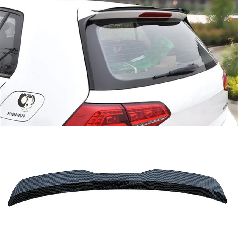 Per Universal Roof Spoiler Wing Golf 6/7/8 A3 Polo X5 Hatchback Car Rear Window Bright Black Tail Fin Body Kit Accessori 2009