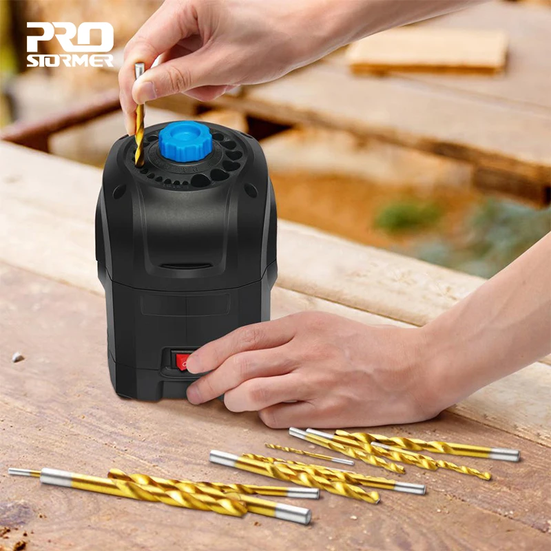 PROSTORMER-afilador de taladro eléctrico de 3-12mm, herramientas eléctricas de molienda automática para el hogar, 95W
