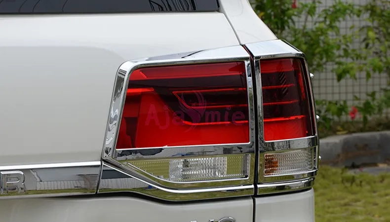 Хромированный автомобильный Стайлинг Задняя Крышка лампы Накладка свет для Toyota LC Land Cruiser 200 аксессуары