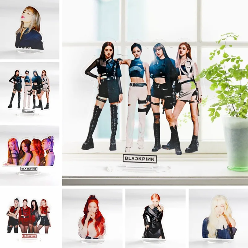 1 шт. Blackpink членов акриловая подставка фигурка кукла Лиза стол Декор Канцелярский набор