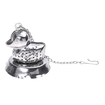 

Duck Shape Stainless Steel Infuser Filter Strainer Tea Ball Spoon