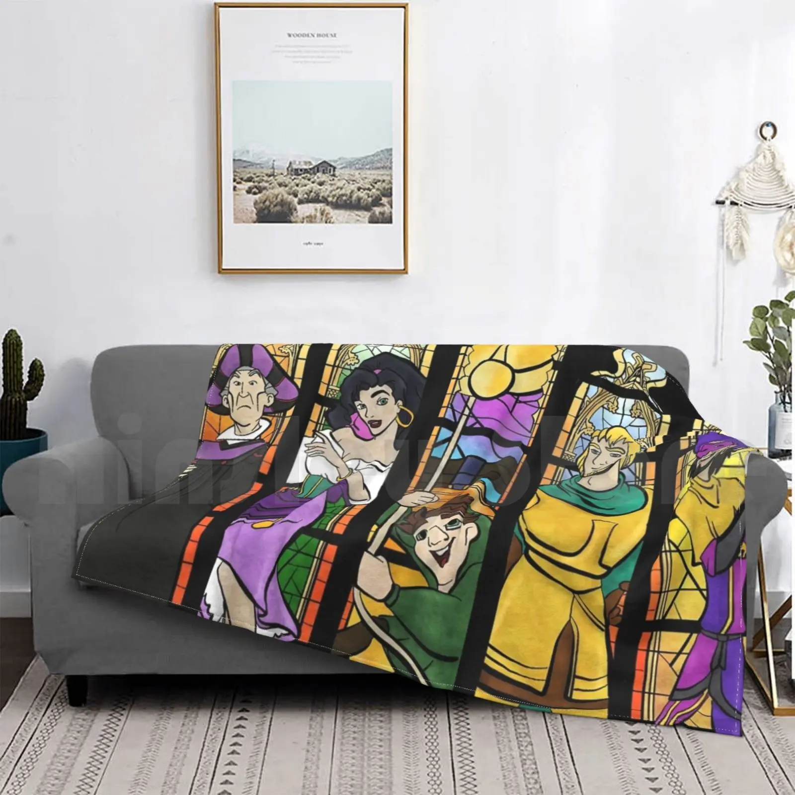 Hunchback Of Notre Dame Coperta Moda Gobbo Personalizzato Frollo Esmeralda Phoebus Qudentodo Gobbo Di