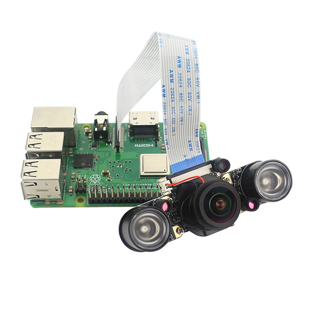 5MP Raspberry Pi камера ночного видения 1080P модуль камеры с IR-CUT автоматически для Raspberry Pi 4B 3B 3 B