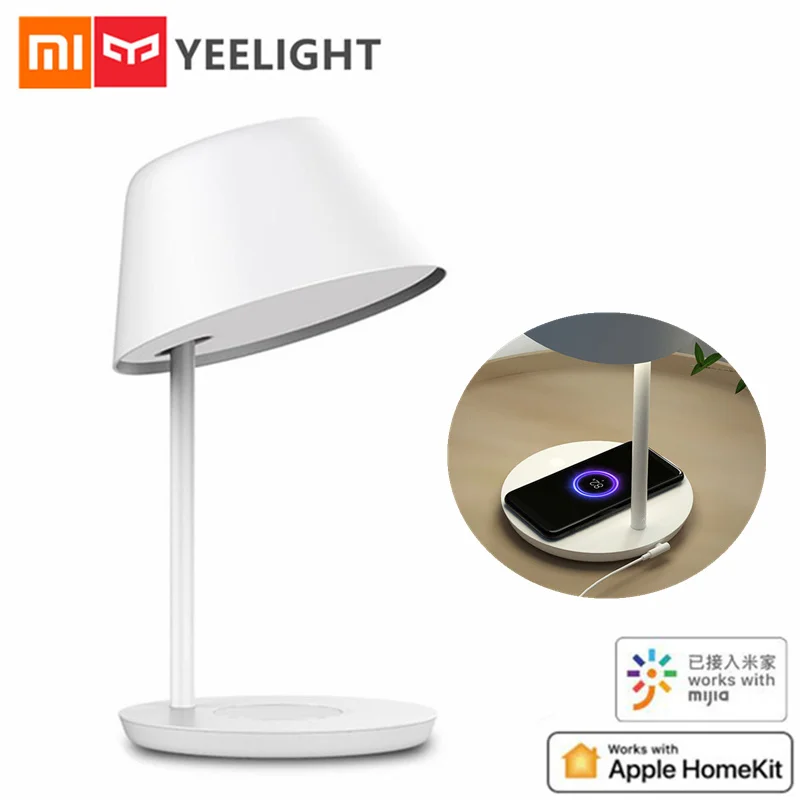  Yeelight Star Smart Desk Table Lamp Pro 10W Wireless Charger LED Bedside Light Xiaomi Mijia AppleHo - 4000389537162