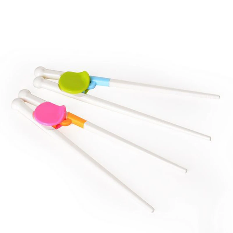 2 пары мультяшных детских палочек для еды Силиконовые Детские Обучающие учебные палочки для еды многоразовые аксессуары для кормления младенцев - Цвет: 2 pairs