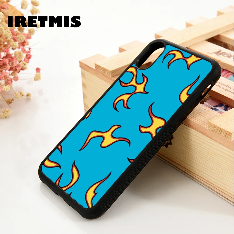 Iretmis 5 5S SE 6 6S Мягкий ТПУ силиконовый резиновый чехол для телефона iPhone 7 8 plus X Xs 11 Pro Max