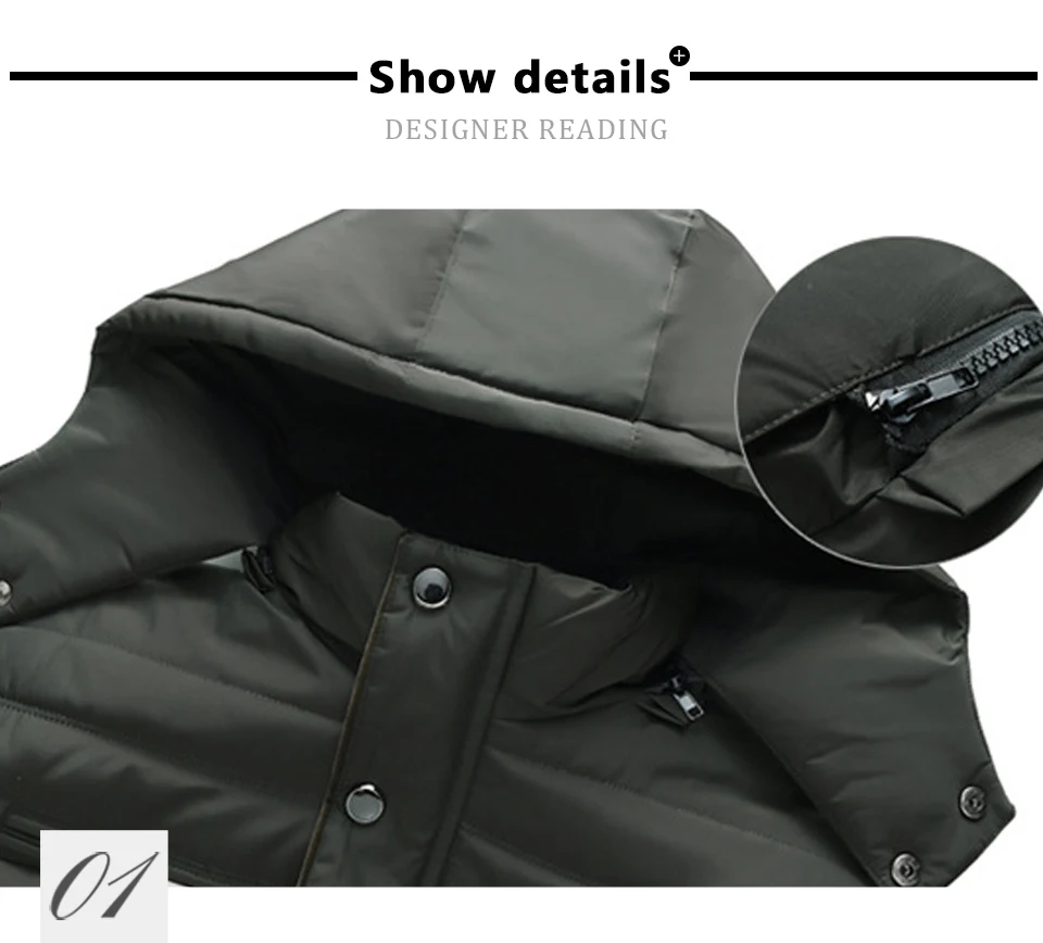 Manoswe, новинка, зимний мужской повседневный теплый модный пуховик с капюшоном, толстая куртка, большой размер, Xl-4xl, свободное ветрозащитное пальто