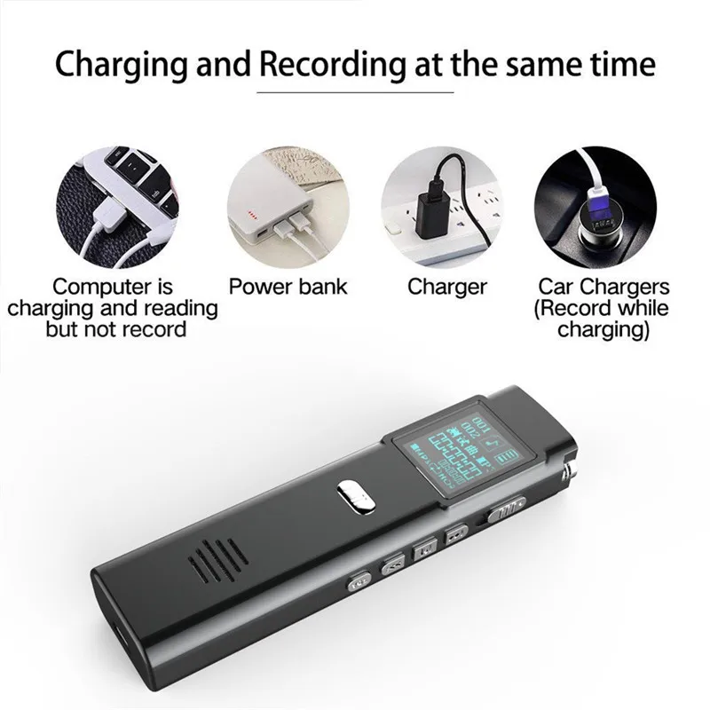 OMESHIN 8 Гб диктофон USB Профессиональный 96 часов диктофон цифровой Аудио Диктофон с WAV MP3 плеер