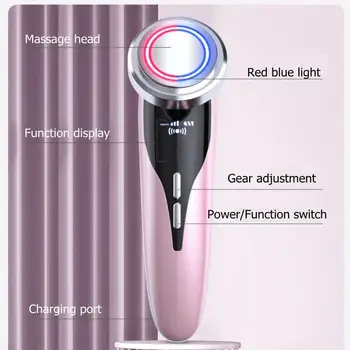 

Ultrasonic Photon Facial Massager Skin Pore Ion Deep Face Cleaning Face Lifting Tighten Remove Wrinkle Massager Face Beauty Tool