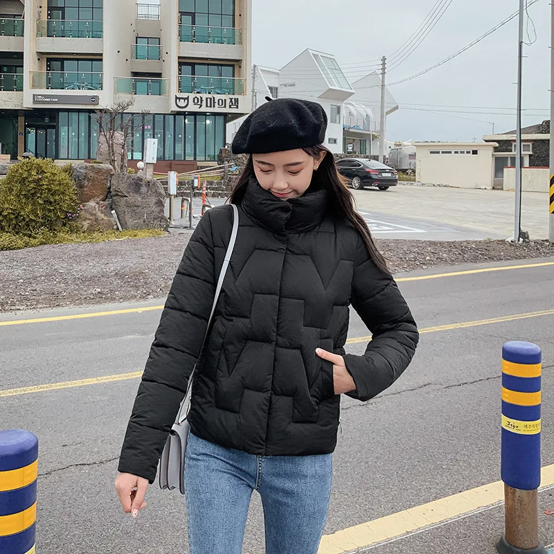 

Cotton-padded Clothes Women's Short 2019 Autumn & Winter New Style Korean-style Foreign Trade Large Size WOMEN'S Cotton-padded C