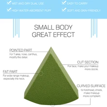 Сильная водопоглощающая губка слойка Влажная и сухая двойная губка слойка многоразовый Профессиональный консилер Foundation BB крем красота яйцо