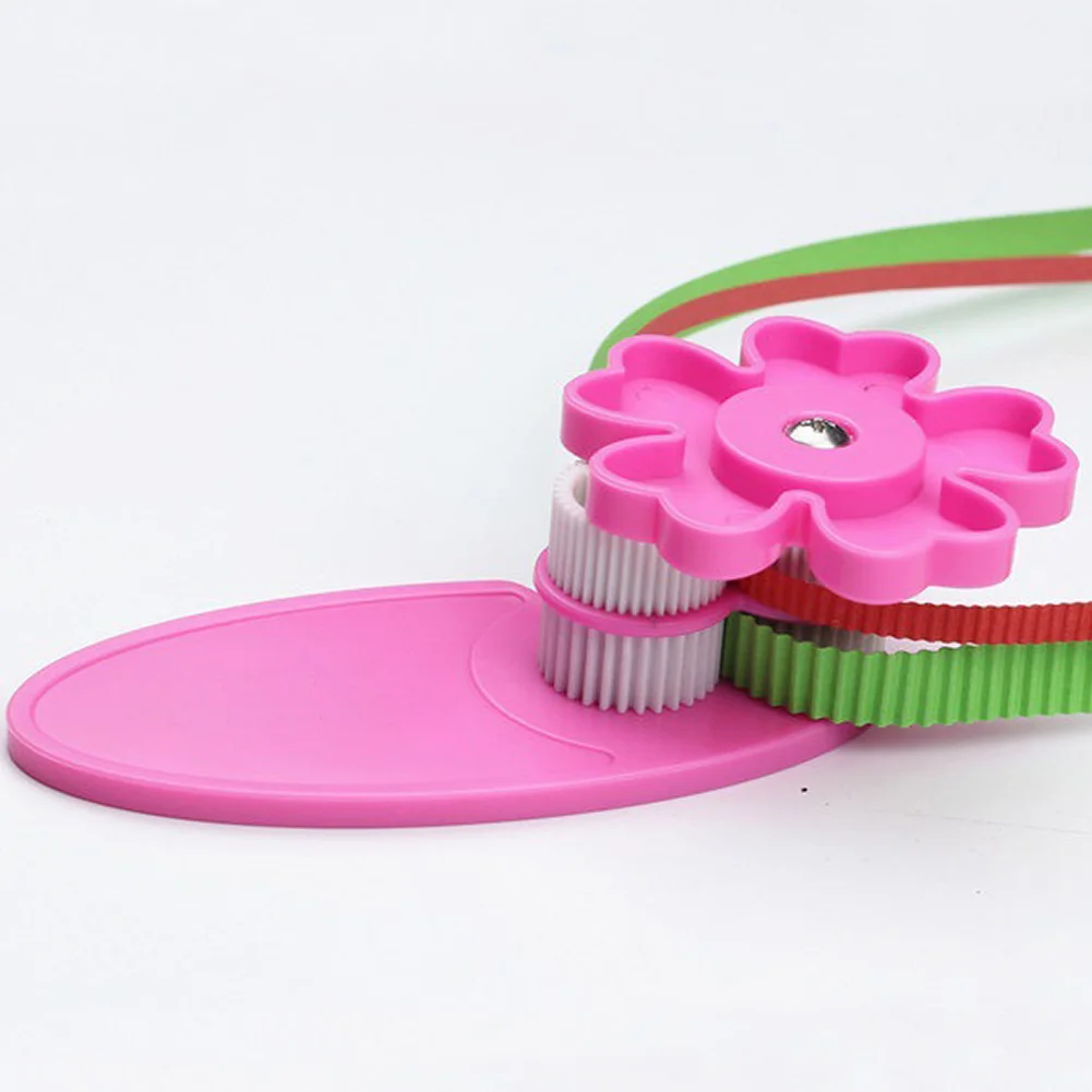

Art Quilling Tool Curved ABS Portable Lightweight Wave Shape Rustproof Candy Color Paper Slip Hand-operated Flower Screw Fixed
