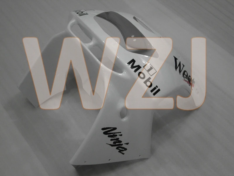 Для Kawasaki Zx6r 96 97 мотоцикл обтекатель 636 Zx-6r 94 95 черный и белый West обтекатель Наборы Zx6r 1994-1997 мотоцикл обтекатель