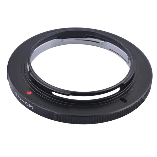 

Pixco Lens Mount Adapter Ring for Minolta MD Lens to Olympus Four Thirds OM4/3 Camera E-5 E-3 E-30 E-620 E-610 E-600 E-520 E-510