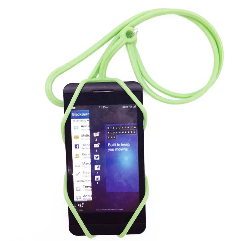 

Portable Universal Silicone Mobile Phone Strap Holder Phone Case Neck Strap Necklace Sling For Smartphone Mobile Phone Strap