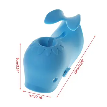 

Faucet Faucet Cover Bathing Bathtub Bathroom Baby Nursing Care Safety Protector Silicone Soft Dolphin Cartoon Tap Guard Edge