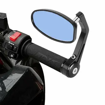 

2pcs Retro Motorcycle Mirrors Durable Anti-Glare Clear Adjustable Rearview Mirror Handlebar End Mirror Motorcycle Accessories