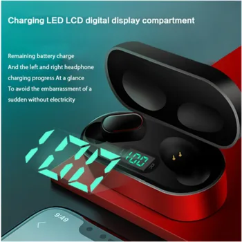 

V3 TWS Wireless Bluetooth 5.0 Earphone With Mic Stereo Earphone With Lntelligent Digital Display For iphone and Android phone