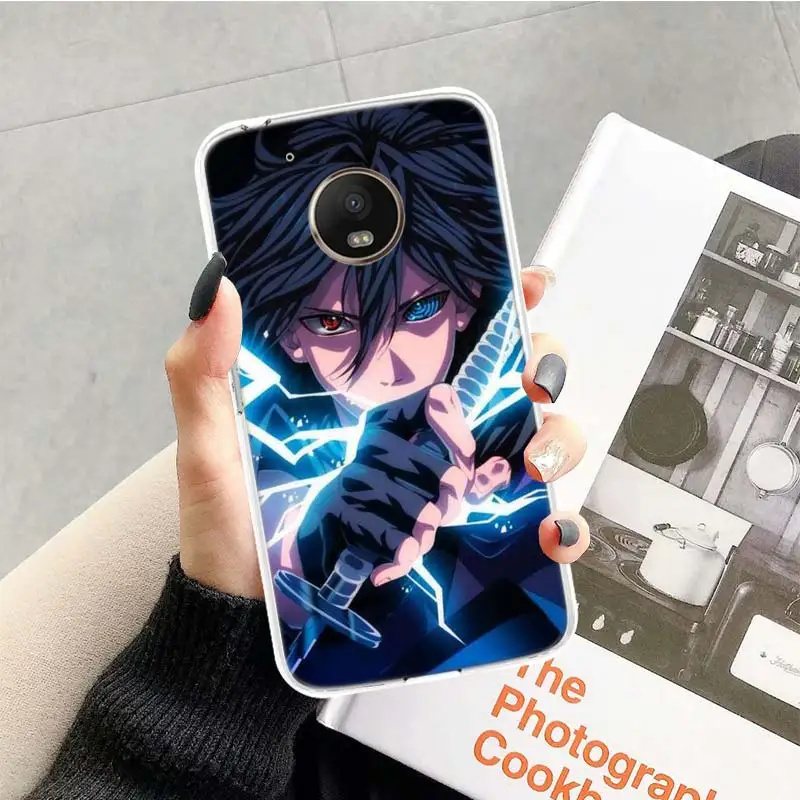 С рисунком из аниме «Наруто» Сакура Харуно чехол для Motorola Moto G7 G6 G5S G5 E4 плюс G4 E5 играть X4 Мощность TPU с рисунком индивидуальная крышка телефона