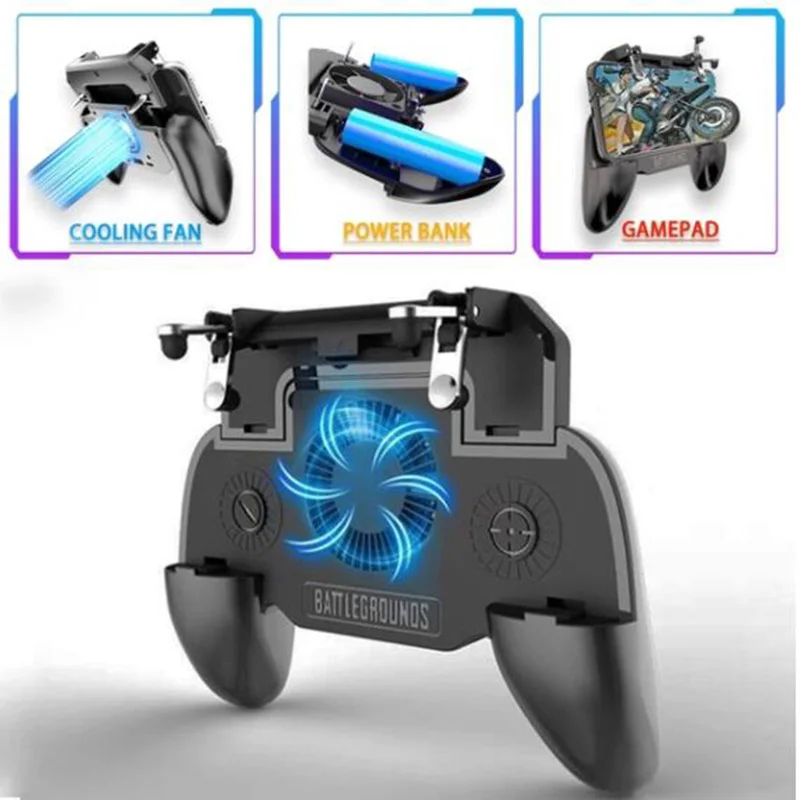 3 в 1 SR мобильный игровой контроллер шутер триггер охлаждающий вентилятор Мобильная мощная игровая ручка геймпад