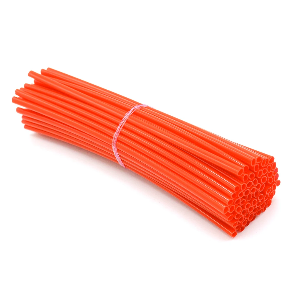 72pcs Orange 72 шт. Универсальный Мотоцикл Байк эндуро Off Road обода колеса говорил скины обложки для KTM 85 SX 50 SX 65 SX 250 450 125 500 SX EXC - Цвет: 72pcs Orange