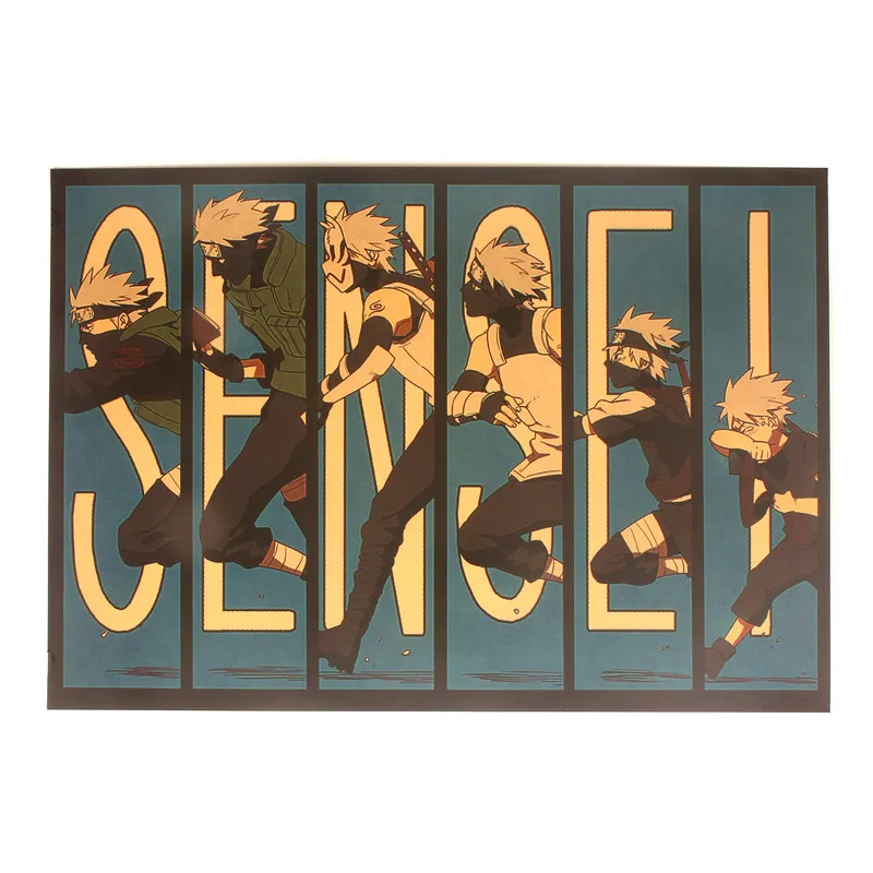 Винтажный мультяшный цельный плакат аниме постер детская комната домашний декор