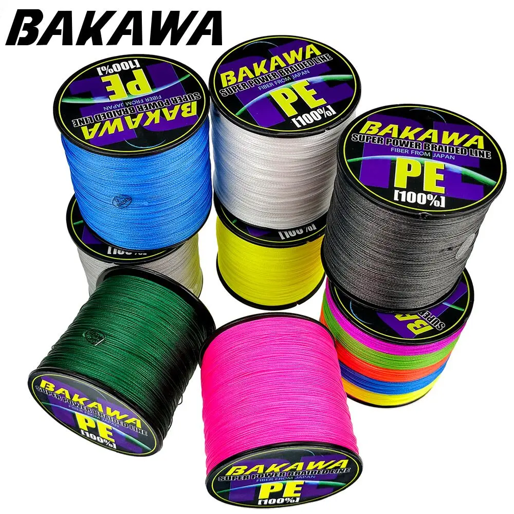 Bakawa 300 м Peche 8 фторуглеродная леска рыболовный Карп шнур PESpinning PE Multifilamento море Япония провод супер сильный