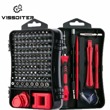 115 in1 precisão chave de fenda driver bit cintura pequena design conjunto multi-função de precisão dispositivo de reparo do telefone móvel ferramenta de mão