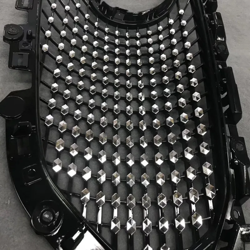 Модифицированная Алмазная Передняя гоночная решетка гриль бампер из АБС-пластика Сетчатая Маска планки крышка подходит для MAZDA CX5 CX-5 Стайлинг автомобильной решетки