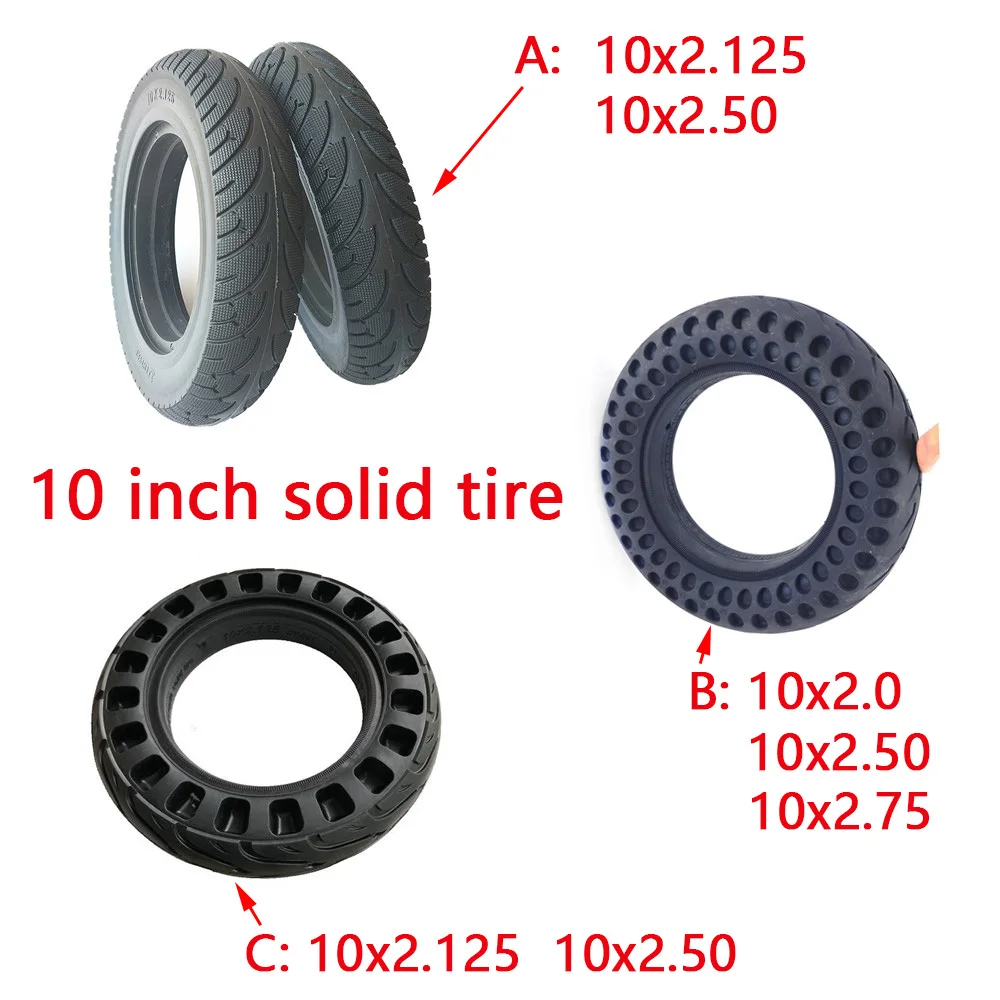 10 дюймовая сплошная шина 10X0/2.125/2.50/2.75 непневматическая для электрического
