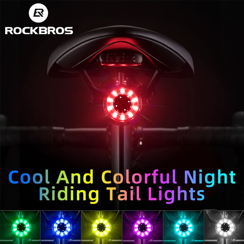 ROCKBROS велосипед хвост светильник для велосипеда задний Светильник Велоспорт