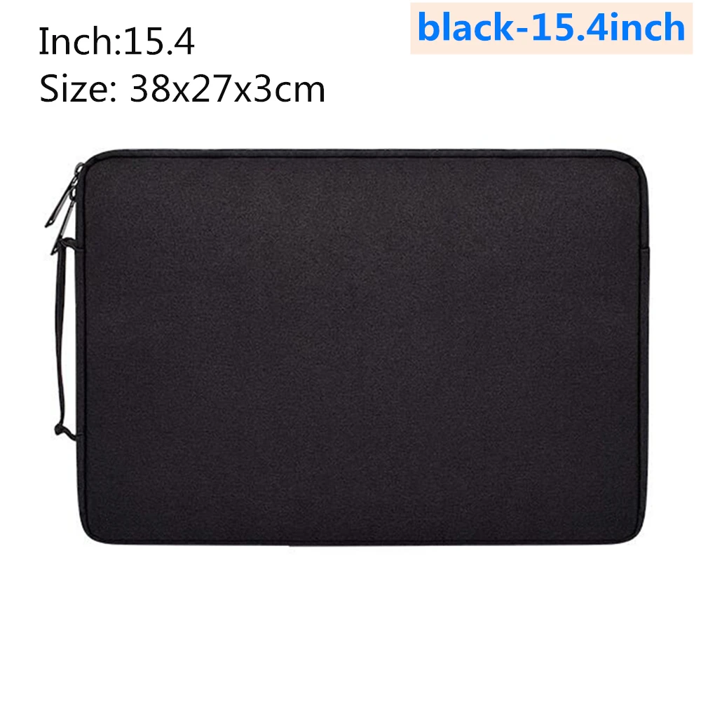 Сумка для ноутбука Macbook Air Pro retina 13,3 14,1 15,4 15,6 дюймов Тетрадь Сумка для планшета чехол huawei pro выставка посылка - Цвет: black-15.4inch