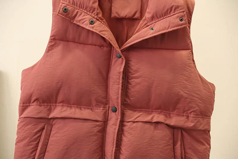 Autumn winter vest women plus size bust 138cm 5XL 6XL 7XL 8XL vest women red black beige colors