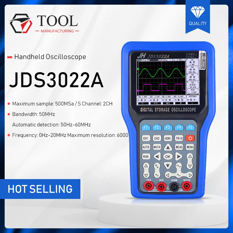 Цифровой осциллограф серии Jinhan JDS3022A цифровой мультиметр 30 МГц двухканальный