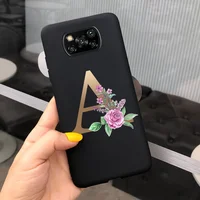 Dla Xiaomi Poco X3 NFC przypadku miękkiego silikonu TPU śliczne list tylna pokrywa dla Xiaomi Poco X3 Pro zderzak PoxoX3 NFC przypadki telefonów 6.67'' 3