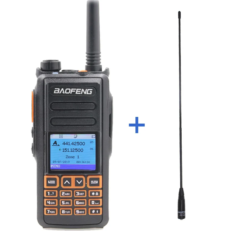 Baofeng DM-760 gps двухдиапазонный Tier1& 2 уровня Dual Time slot DMR аналоговая рация DMR радио Ham радио - Цвет: Add a NA-771 antenna