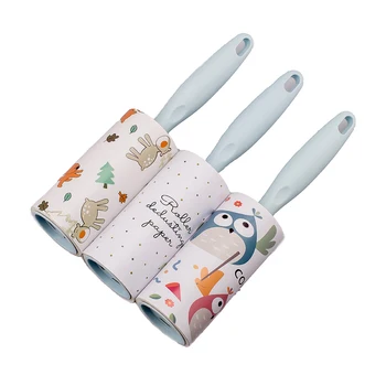 

roller pet hair remover sticky dust roll cleaner for clothes, car seat, carpet, sofa